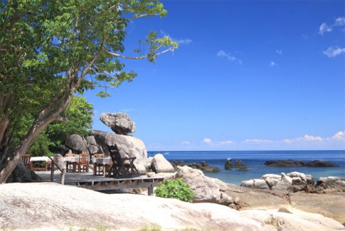 Spiaggia di Mae Haad beach Koh Tao