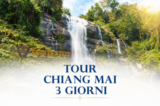 Tour di Chiang Mai in 3 giorni con templi storici, natura, cultura thailandese ed escursioni nel nord della Thailandia