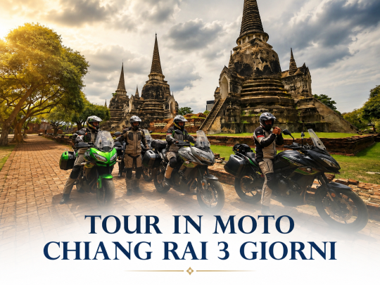 Viaggio in moto nel nord della Thailandia tra Chiang Rai, montagne panoramiche e strade spettacolari