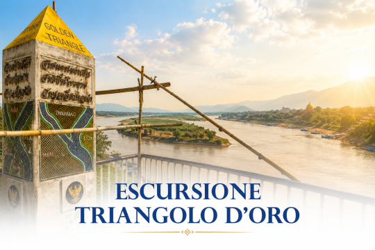 Tour del Triangolo d’Oro in Thailandia con Mekong, confine tra Thailandia Laos e Myanmar e visite culturali