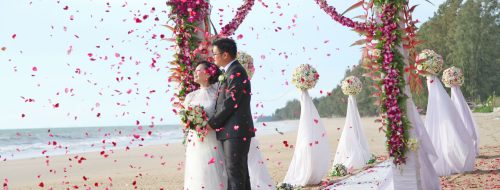 Wedding on the beach in Thailand